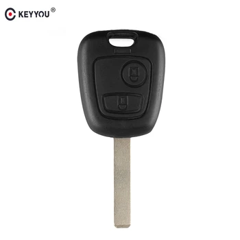 KEYYOU Нова замена Кућишта кључа са 2 тастера за Toyota AYGO Прибор кључ Ауто даљински управљач футрола за кључеве аутомобила без лого