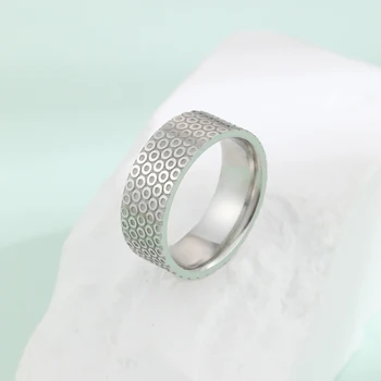 Todorova Старе прстен од нерђајућег челика у боем грашак на годишњицу за жене, мушкарце, декорација за Ангажмане, Поклон
