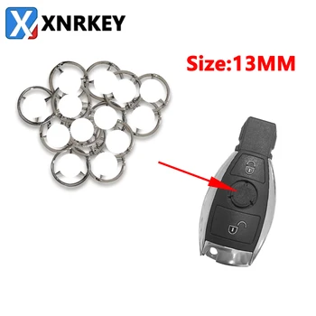 Лого даљински кључ аутомобила XNRKEY 13 мм за кућишта кључ аутомобила Мерцедес Бенз за замену лого металног кључа Бенз за све моделе
